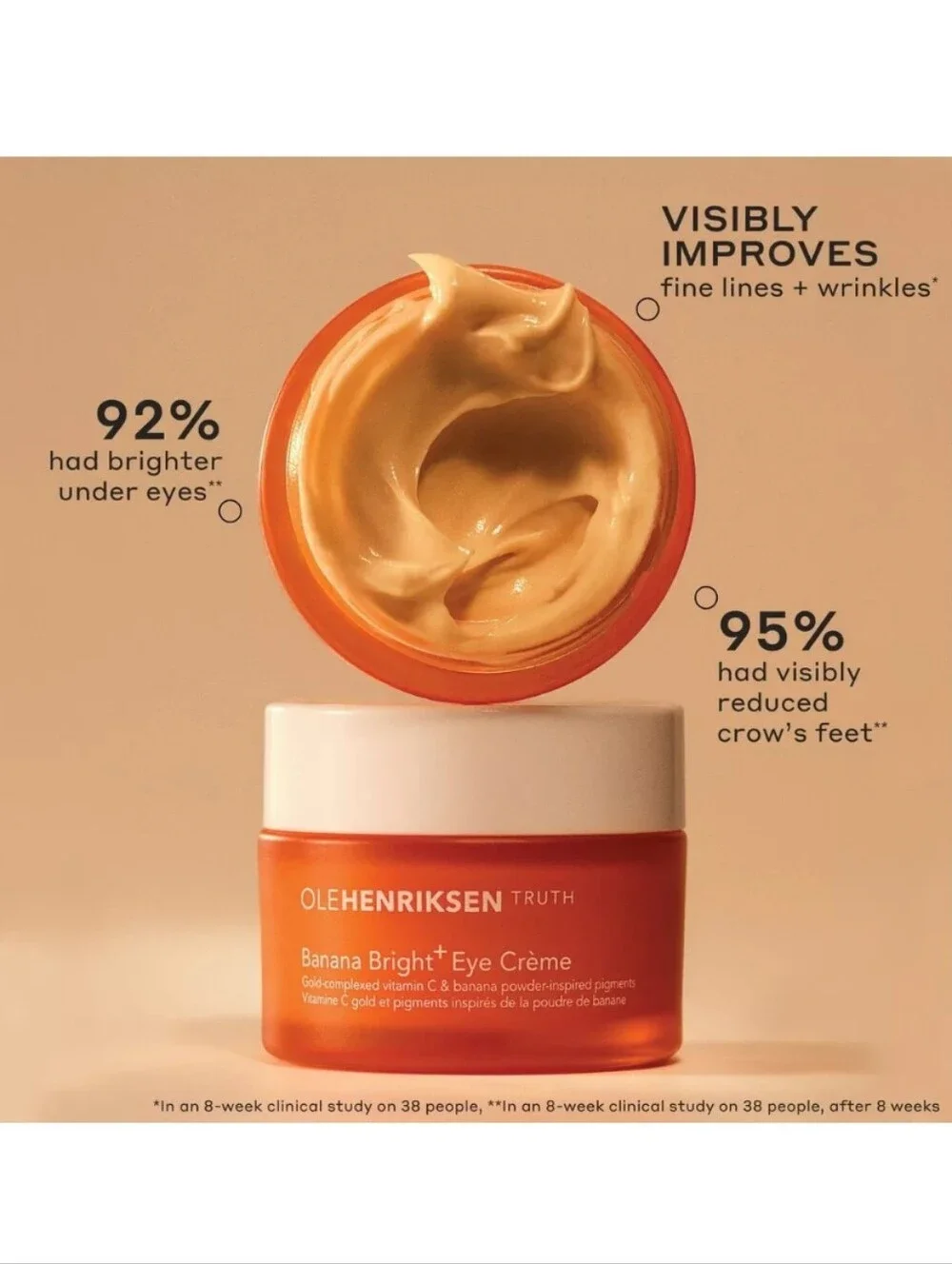 OLE HENRIKSEN BANANA BRIGHT+ EYE CREME.